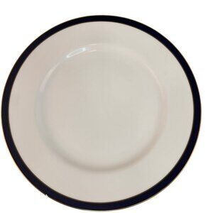 Spode Consul Cobalt Fine Bone China Dinner Plate England Elegant Design Blue/Gol